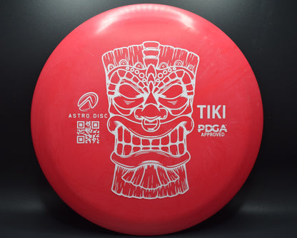 Tiki - red with a white stamp.
